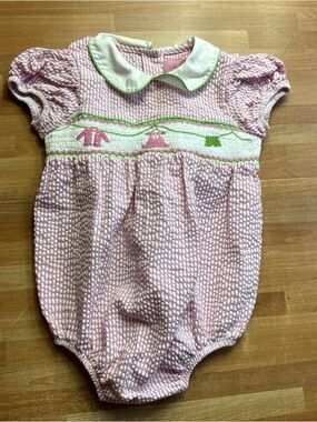 Lilly Pulitzer romper 12-18 months, hand smocked